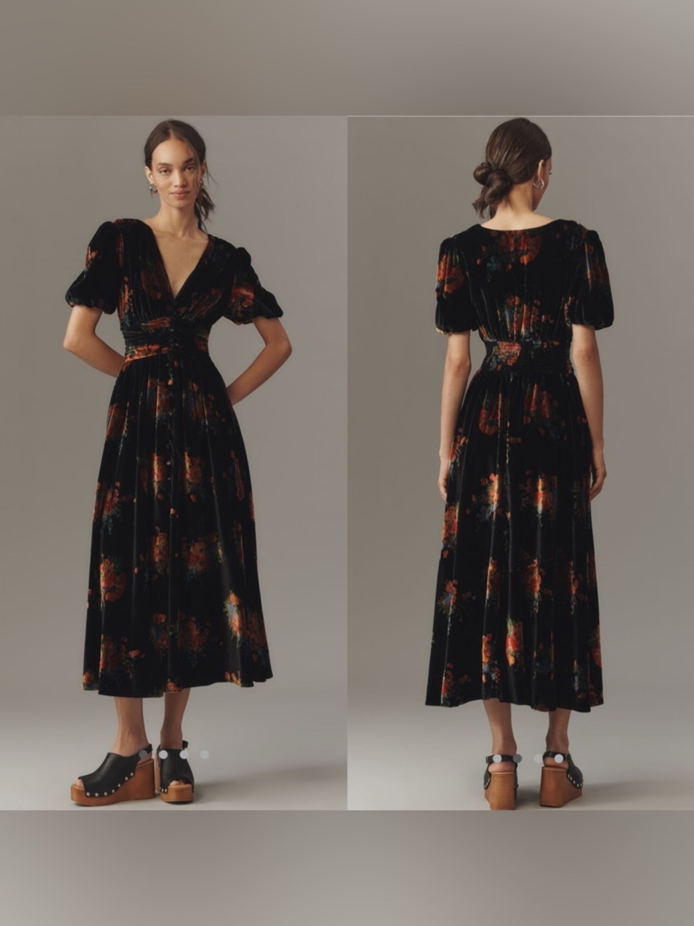 Anthropologie The Katerina Button Front : velvet edition - Picture 2 of 10
